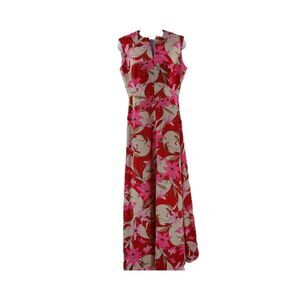 Pretty Vintage Pink & Red 1960s Dress